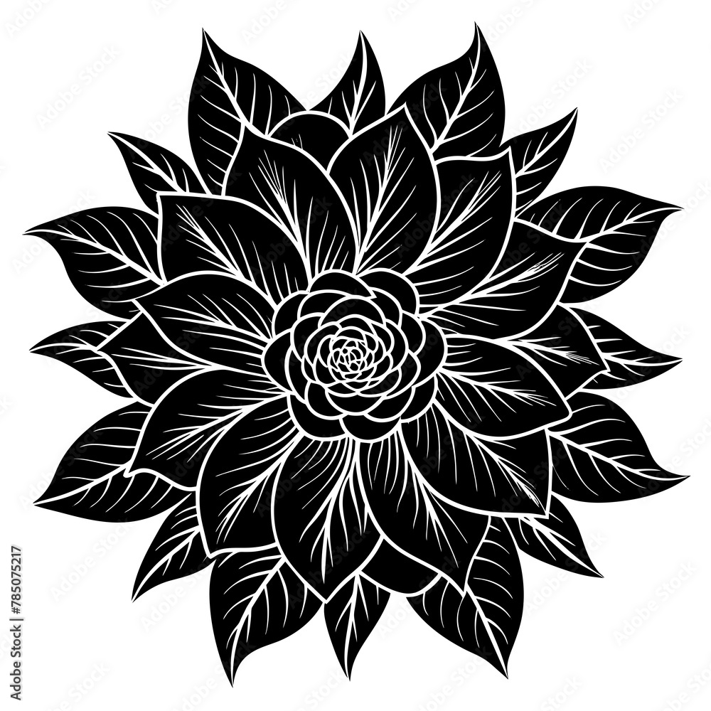 Flower vector illustration.
Flower vector illustration.