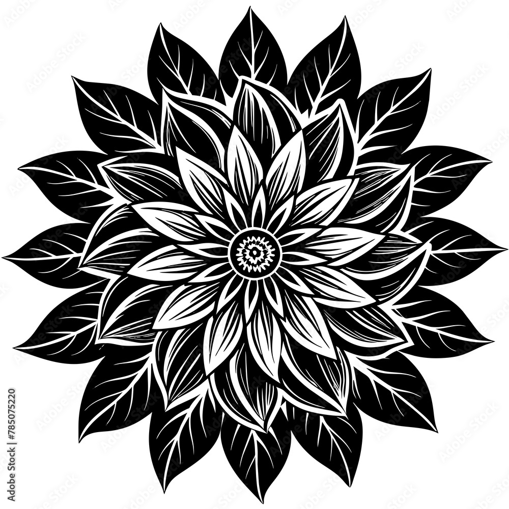 Flower vector illustration.
Flower vector illustration.