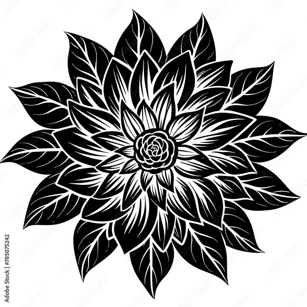 Flower vector illustration.
Flower vector illustration.