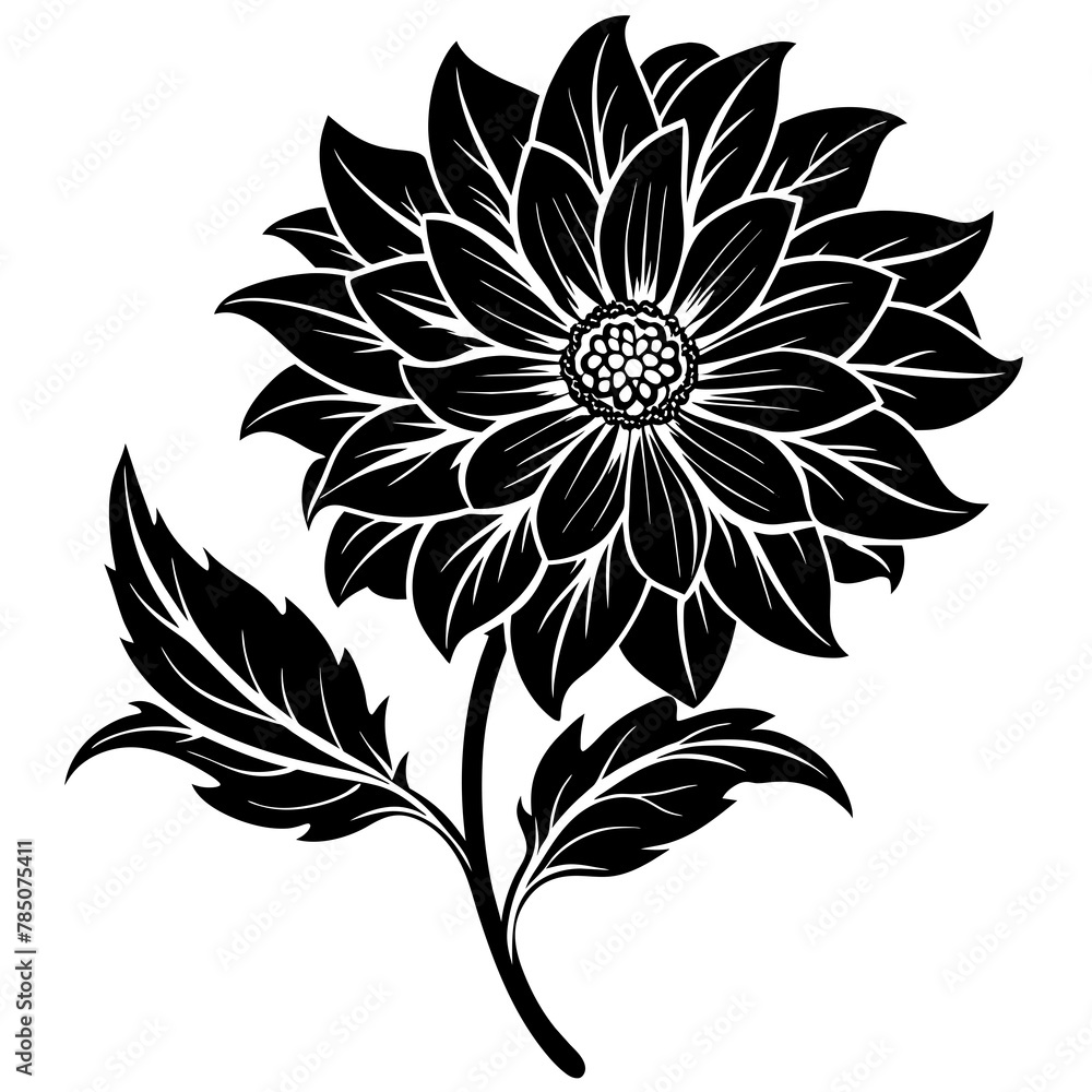 Flower vector illustration.
Flower vector illustration.