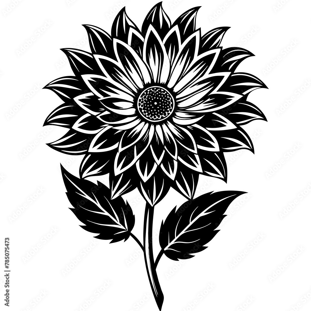 Flower vector illustration.
Flower vector illustration.