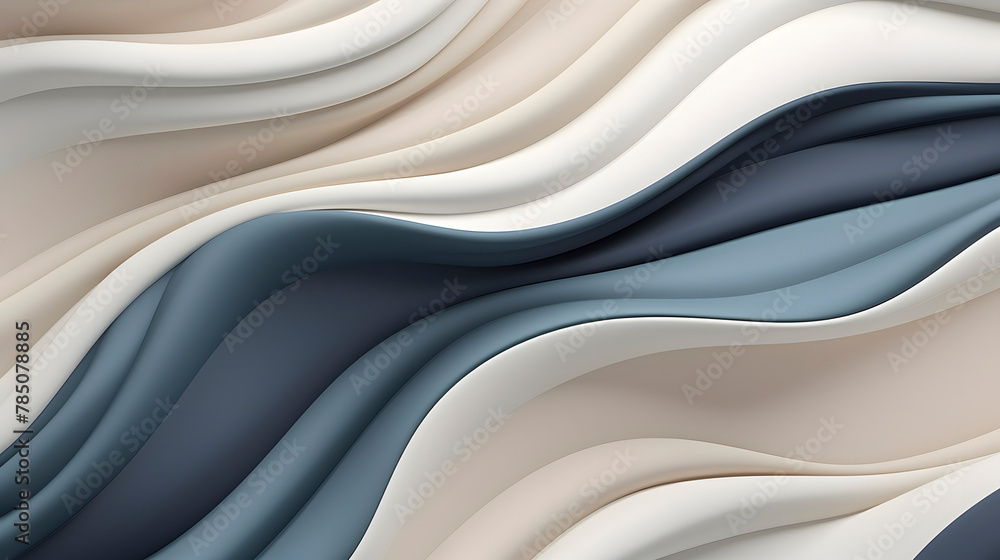 Obraz premium Digital technology white blue green geometric curve abstract poster web page PPT background