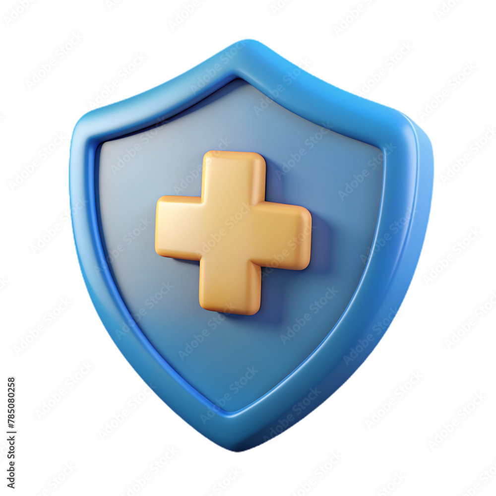 Healthcare 3d icon, Medical Shield 3d icon Healthcare 3d icon, Medical Shield 3d icon