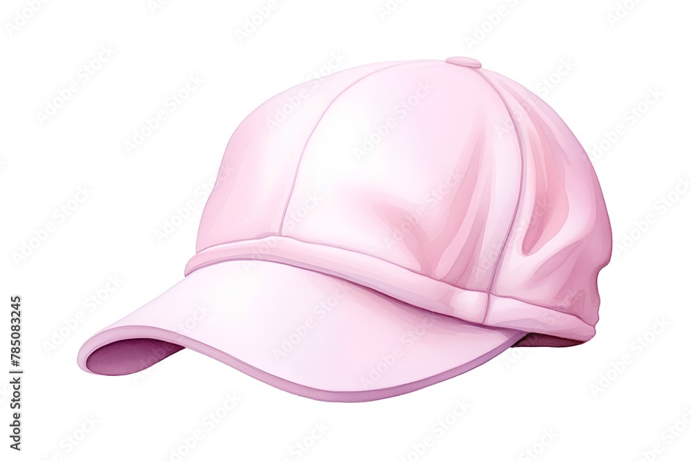 Fototapeta premium Baseball cap isolated on white background. Realistic vector illustration.