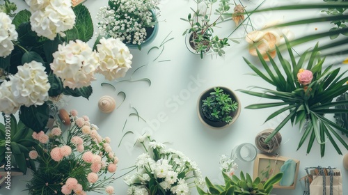 Spring related design materials, individual objects, white background, news materials, Canon camera shooting, --ar 16:9 Job ID: 3159481d-0383-4cbd-a9a8-7245134b8f4b