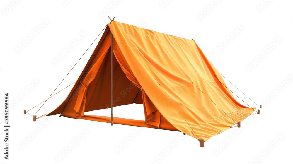 Exploring the World of Tents On Transparent Background.