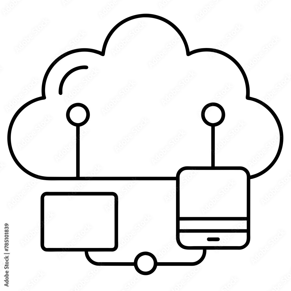 cloud computing concept illustration cloud computing concept illustration