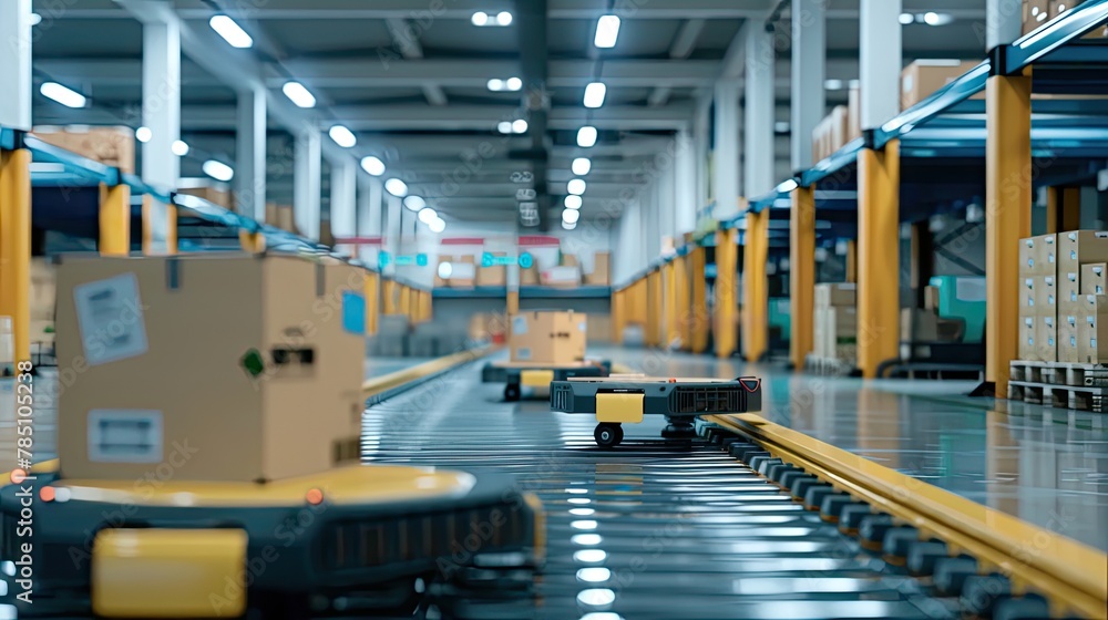 commerce fulfillment center with automated order picking