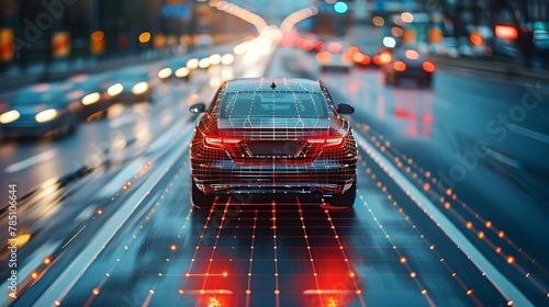 Smart Car Sensory Tech in Motion. Concept Smart Cars, Sensory Technology, Motion Sensors, Automotive Innovation