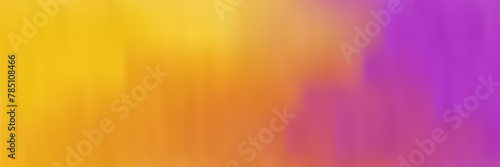 Colorful Abstract Blurry Image - Yellow and Purple Gradient - Wide Scale Background Creative Design Template - Illustration in Freely Editable Vector Format
