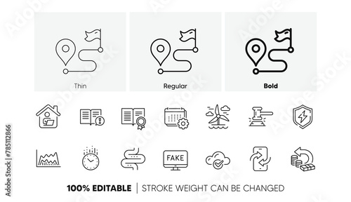 Diploma, Cloud computing and Intestine line icons. Pack of Judge hammer, Work home, Cash back icon. Facts, Windmill, Time pictogram. Calendar, Trade chart, Power safety. Fake news. Line icons. Vector