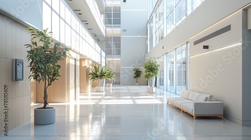 Indoor air quality monitoring system for commercial buildings