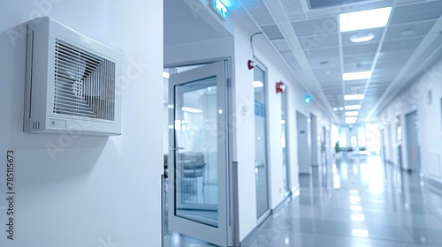 Indoor air quality monitoring system for commercial buildings
