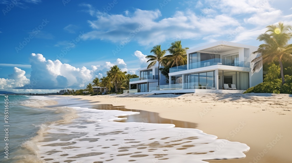 Exclusive oceanfront properties offer direct beach access, providing ...