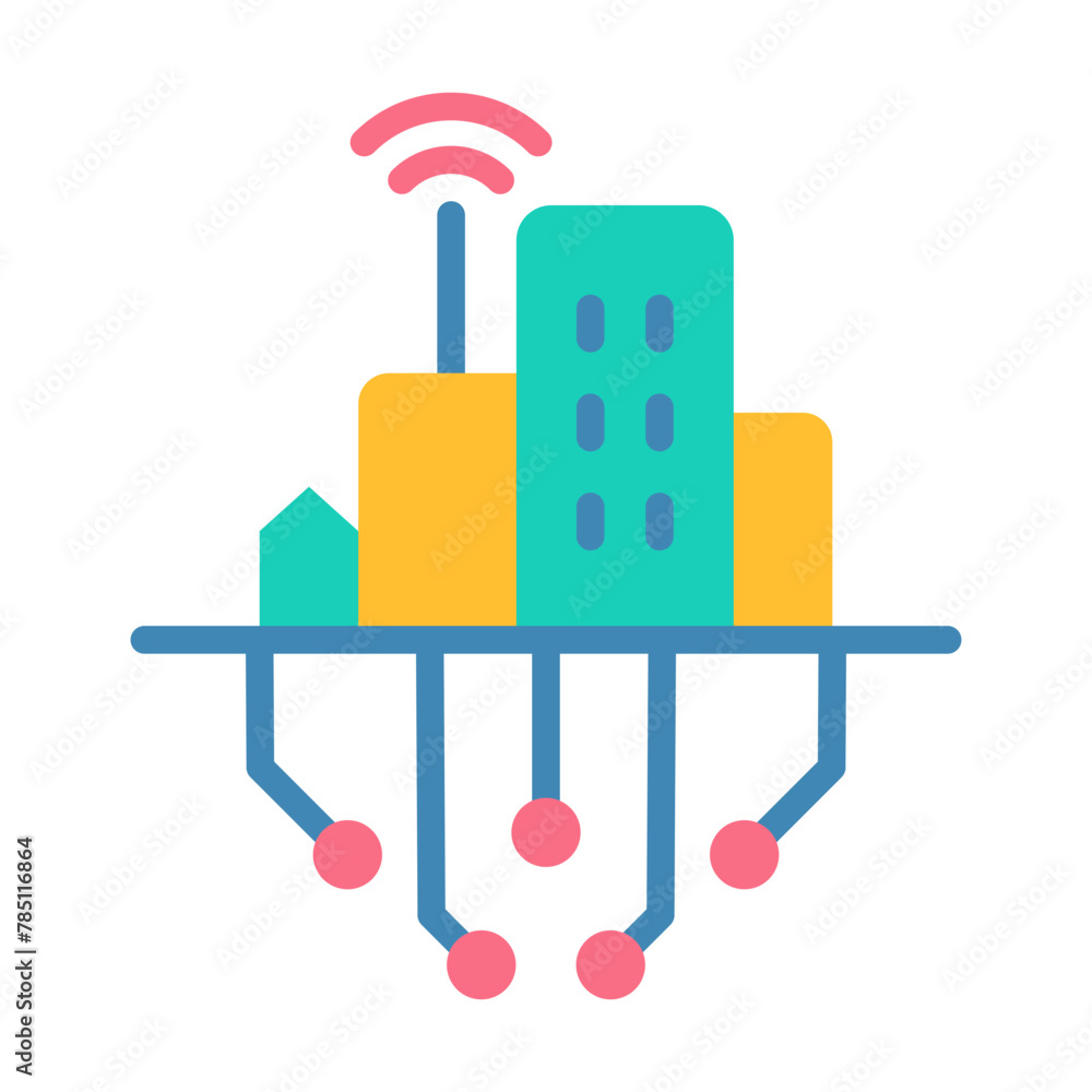 Smart Cities Icon Smart Cities Icon