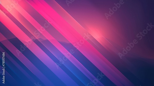 Abstract colorful stripes with pink and purple tones and starry effect.