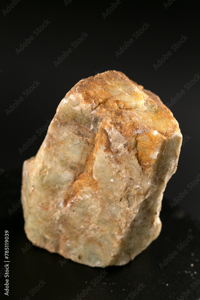 mineral stone isolated on black mineral stone isolated on black