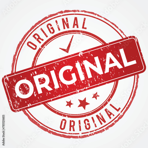 ORIGINAL stamp in Grunge Red Shade 
