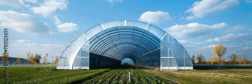 Climate Controlled Greenhouses for Year Round Sustainable Agricultural Cultivation photo
