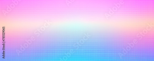 Holographic background with vertical gradient, pastel rainbow color, grainy texture with copyspace and blank empty copy space for photo text or design