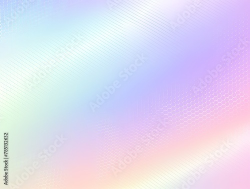 Holographic background with vertical gradient, pastel rainbow color, grainy texture with copyspace and blank empty copy space for photo text or design