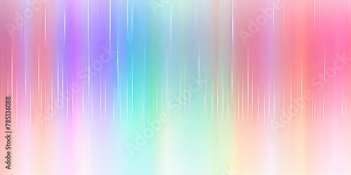 Holographic background with vertical gradient  pastel rainbow color  grainy texture with copyspace and blank empty copy space for photo text or design