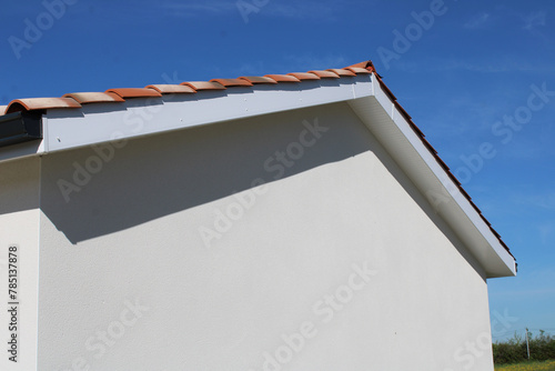 Canvastavla Planche de rive en PVC blanc à clouer
