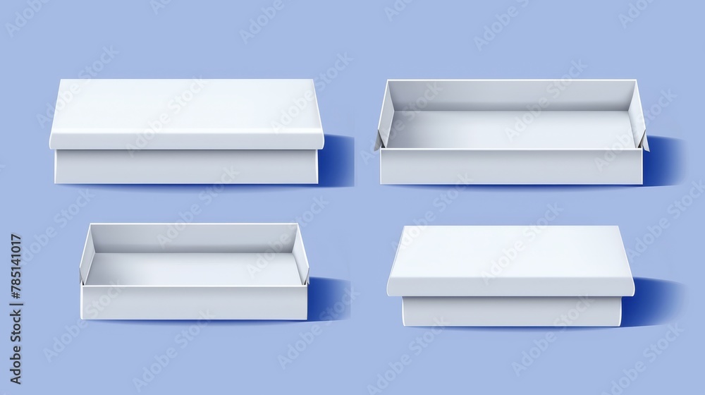 Mockup of a slide box with a drawer for postage concept. Cardboard matchbox modern illustration set. White blank carton package with sleeve. Embellished carton package with sleek, clean design. Mockup of a slide box with a drawer for postage concept. Cardboard matchbox modern illustration set. White blank carton package with sleeve. Embellished carton package with sleek, clean design.