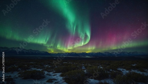 Amazing, stunning, breathtaking photo of Northern Lights (aurora borealis) © Konrad
