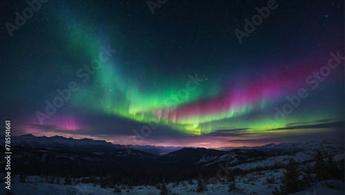 Amazing, stunning, breathtaking photo of Northern Lights (aurora borealis)