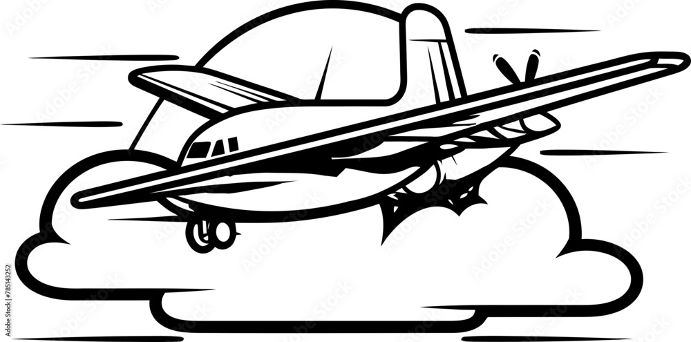 Airborne Artistry Doodled Plane Logo Doodle Dreams Sketchy Aviation Emblem Airborne Artistry Doodled Plane Logo Doodle Dreams Sketchy Aviation Emblem