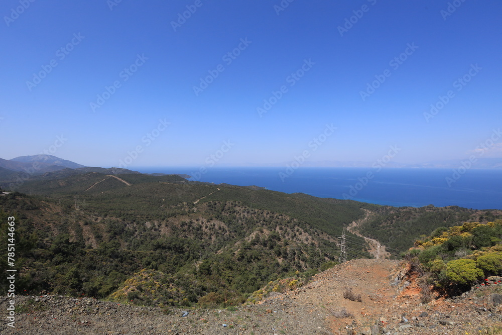 Datça is a municipality and district of Muğla Province, Turkey.Its area is 436 km2, and its population is 25,029 The name Datça comes from Stadia, an ancient town near Cnidus.