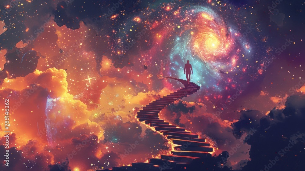 Ascending the Cosmic Spiral Staircase to Enlightenment