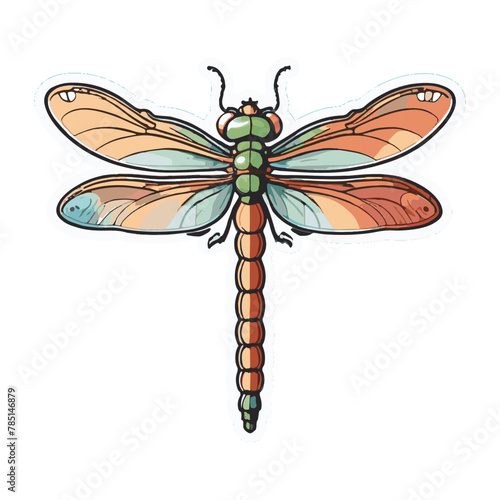 clipart vector isolation a dragonfly