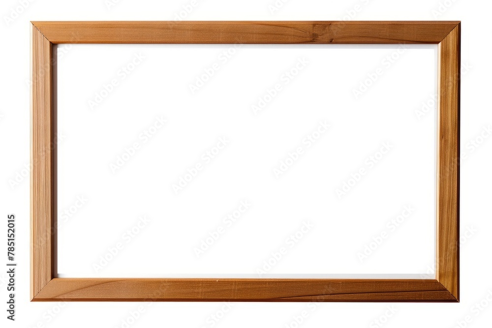 Large wooden frame isolated on a white background. Large wooden frame isolated on a white background.
