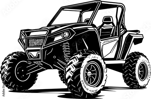 UTV Trail Master Emblematic Logo for Terrain Conquerors Terrain Tamer UTV Emblem Symbolizing Adventure