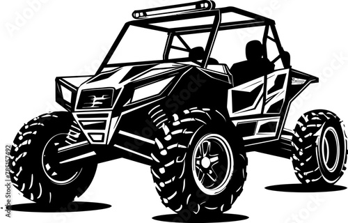 Off Road Connoisseur Sport Vehicle Logo Adventure Conqueror UTV Emblem Icon