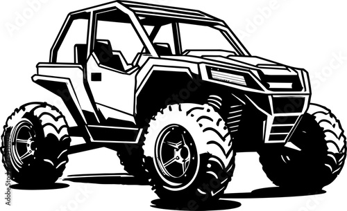 Adventure Tracker UTV Logo Symbol Trail Maverick Off Road Vehicle Emblem