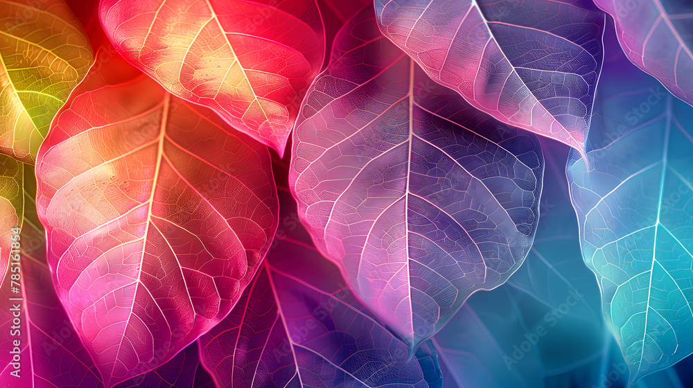 Leaf skeleton colorful illustration. Abstract background rengen amazing nature lines. Nature concept. Leaf skeleton colorful illustration. Abstract background rengen amazing nature lines. Nature concept.