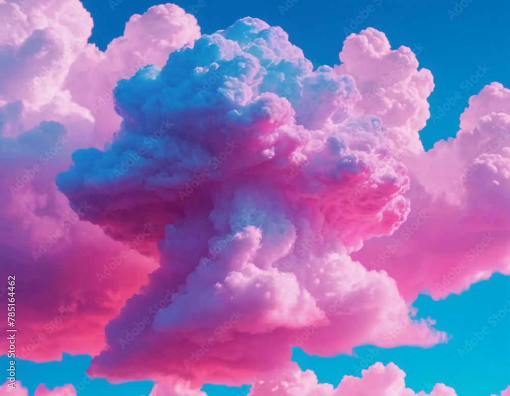 Fototapeta premium pink clouds in the sky wallpaper