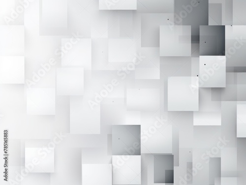 Gray and white background vector presentation design, modern technology business concept banner template with geometric shape 