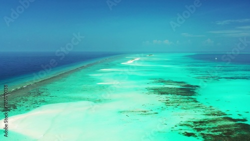 Aerial view of a beautiful seascape