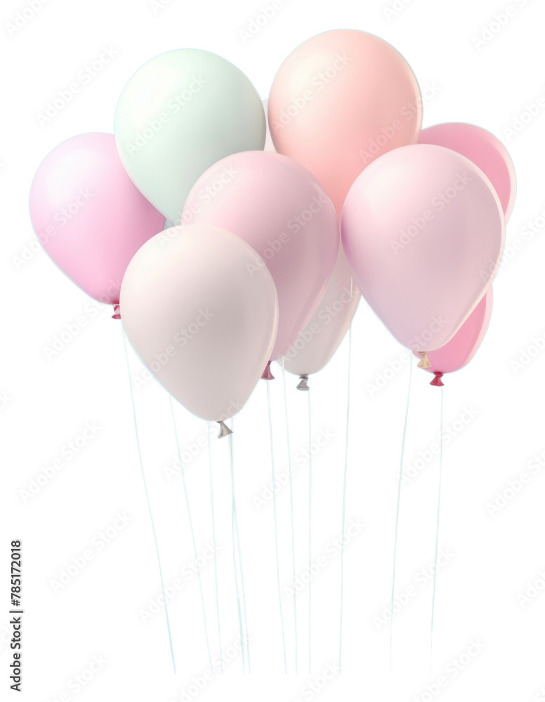 PNG Pastel background balloon anniversary celebration