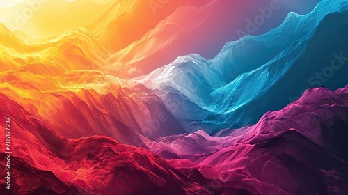 gradient background with abstract concept photo