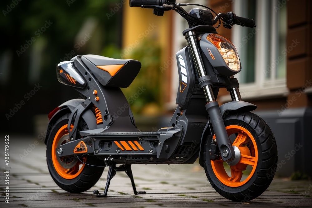 electric scooter rental in a modern technological city