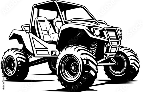 Adventure Cruiser UTV Logo for Exploration UTV Trail Master Emblematic Design for Terrain Conquerors