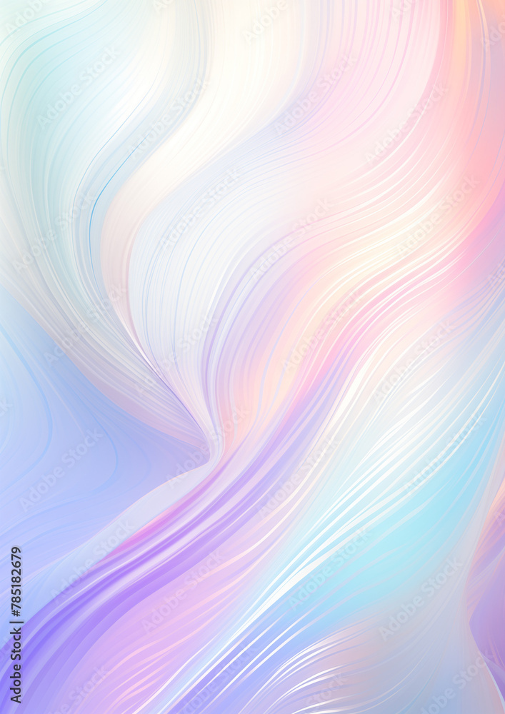 Abstract colorful background with waves in neon color.
