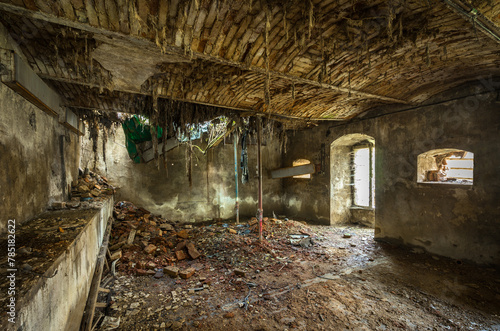 old abandoned building