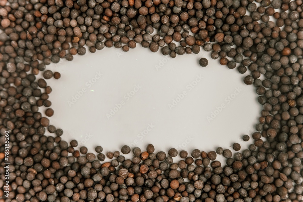 Brown Mustard Seeds Also Know as Rai Spice Background Brown Mustard Seeds Also Know as Rai Spice Background