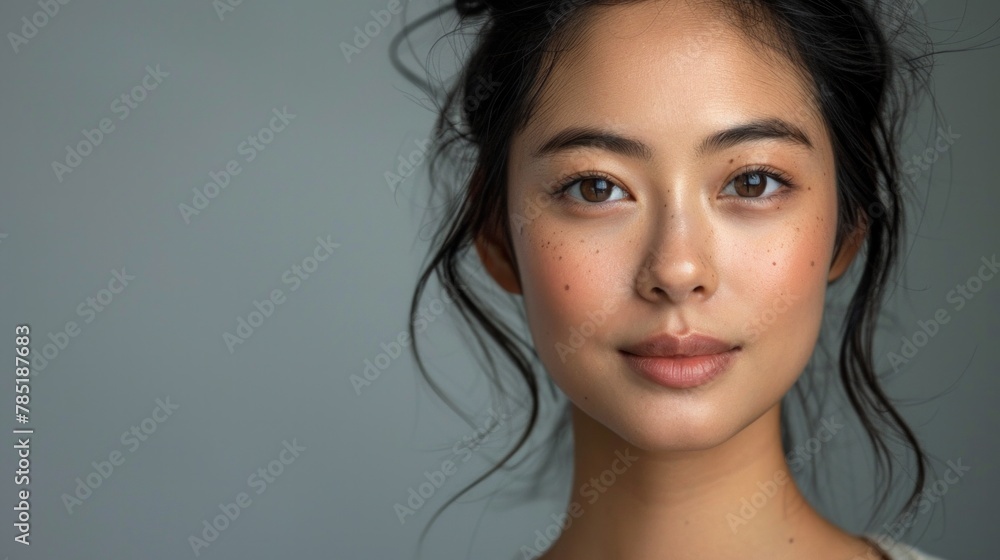 Young Asian pretty business woman close up portrait . Young Asian pretty business woman close up portrait .